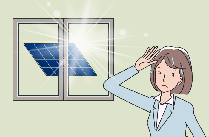 太陽光発電の反射光問題