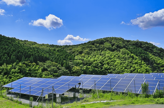 山林の太陽光発電