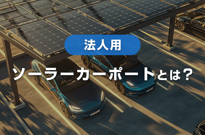 法人用ソーラーカーポート